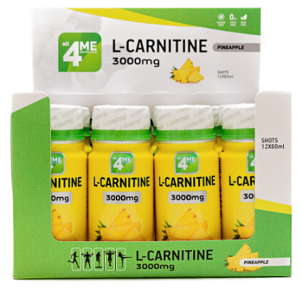 4Me Nutrition L-Carnitine (12шт*60мл), 720 мл
